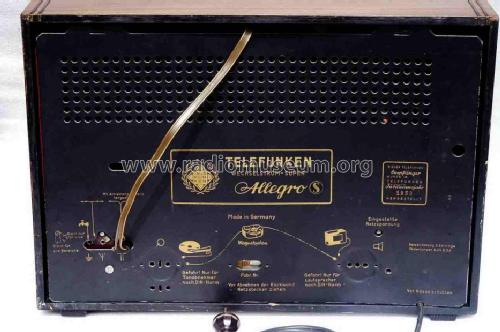 Allegro S; Telefunken (ID = 246337) Radio