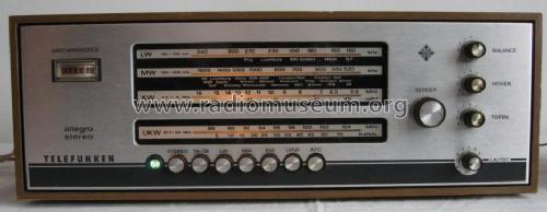 Allegro Stereo 101; Telefunken (ID = 793854) Radio