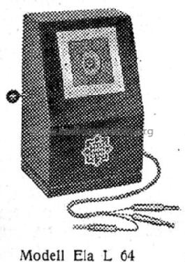 Amateur-Mikrofon Ela M64; Telefunken (ID = 1509145) Microfono/PU
