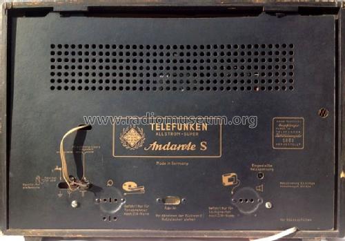 Andante S; Telefunken (ID = 1608633) Radio