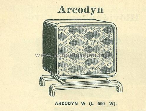 Arcodyn 500W; Telefunken (ID = 1636574) Lautspr.-K