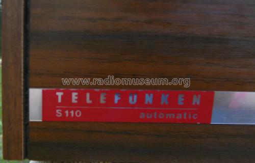 S110 automatic; Telefunken (ID = 1853299) R-Player