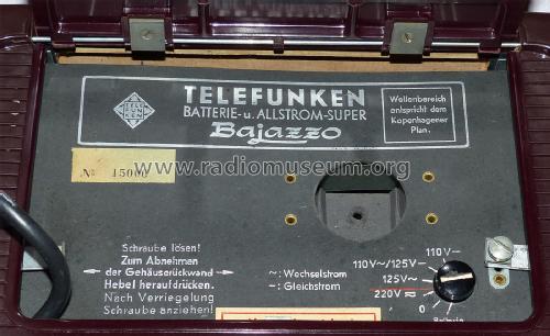 Bajazzo 50; Telefunken (ID = 27117) Radio