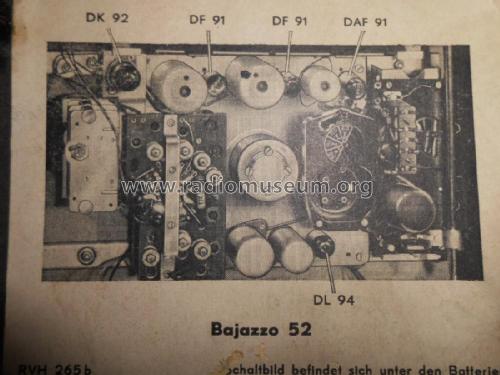 Bajazzo 52; Telefunken (ID = 1765973) Radio