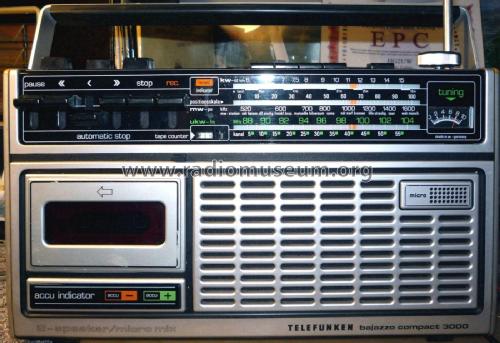 Bajazzo Compact 3000; Telefunken (ID = 1996173) Radio