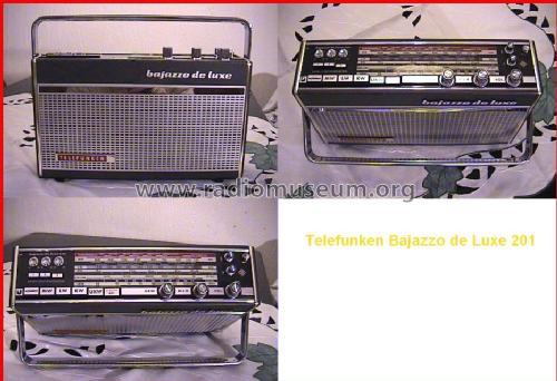 Bajazzo de luxe 201; Telefunken (ID = 27727) Radio