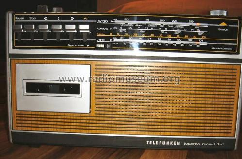 Bajazzo Record 201; Telefunken (ID = 426460) Radio