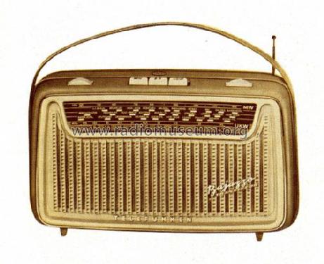 Bajazzo-UKW-Transistor 3991; Telefunken (ID = 294177) Radio