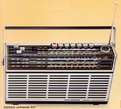 Bajazzo Universal 401; Telefunken (ID = 759754) Radio