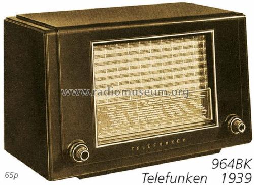 Batteriesuper 964BK ; Telefunken (ID = 1137) Radio
