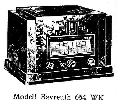 Bayreuth 654GLK ; Telefunken (ID = 1508550) Radio