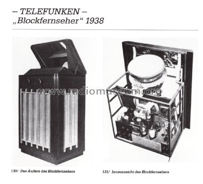 Blockfernseher ; Telefunken (ID = 2929203) Televisore