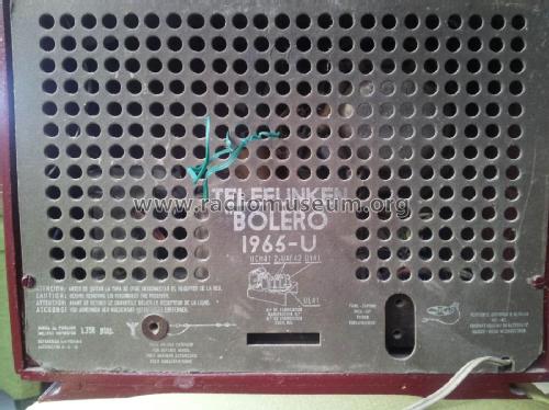Bolero 1965-U; Telefunken (ID = 1918458) Radio