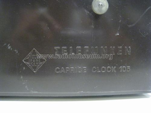 Caprice Clock 105 ; Telefunken (ID = 2115161) Radio