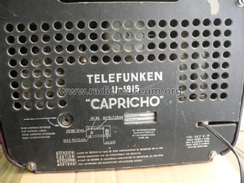 Capricho U-1815; Telefunken (ID = 1608599) Radio