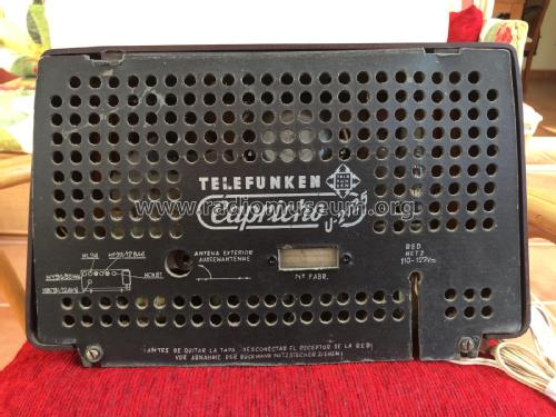 Capricho U-2125-OC; Telefunken (ID = 2260515) Radio