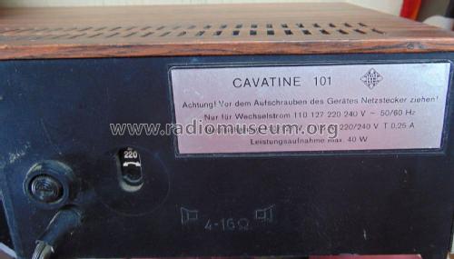 Cavatine 101; Telefunken (ID = 2293325) Radio