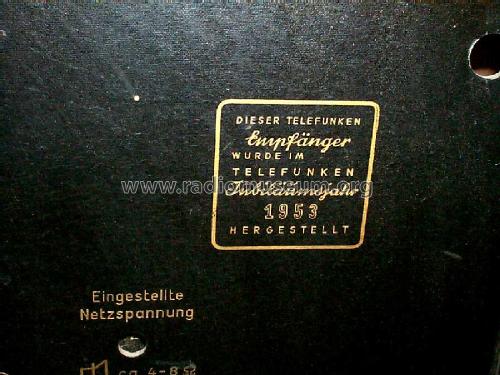 Concertino 53W; Telefunken (ID = 201289) Radio