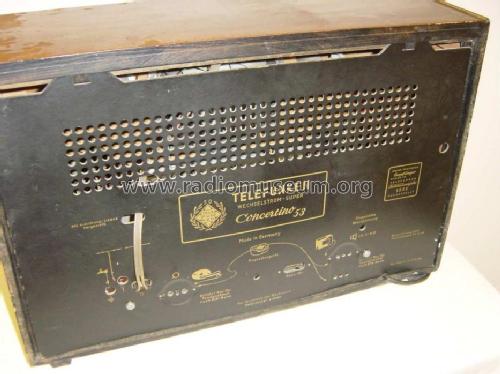 Concertino 53W; Telefunken (ID = 99009) Radio