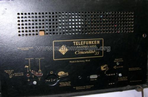 Concertino 55 GW; Telefunken (ID = 587779) Radio