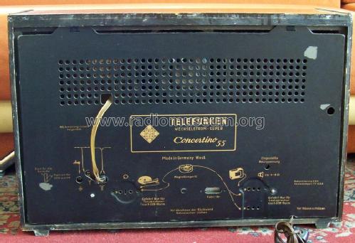Concertino 55W; Telefunken (ID = 1065888) Radio