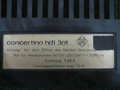 concertino hifi 301; Telefunken (ID = 760901) Radio