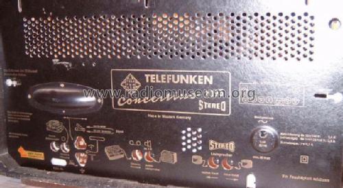 Concertino Stereo 2093; Telefunken (ID = 109423) Radio