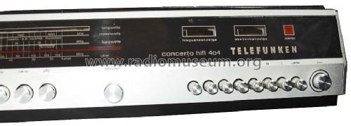 Concerto HiFi 404 Quadro; Telefunken (ID = 1295483) Radio