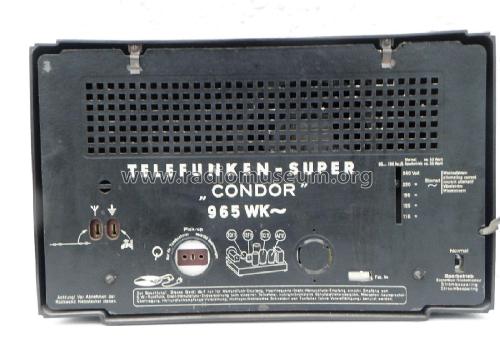 Condor 965WK; Telefunken (ID = 2610154) Radio