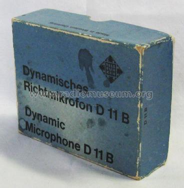 Dynamisches Richtmikrofon D11B; Telefunken (ID = 2064484) Microphone/PU