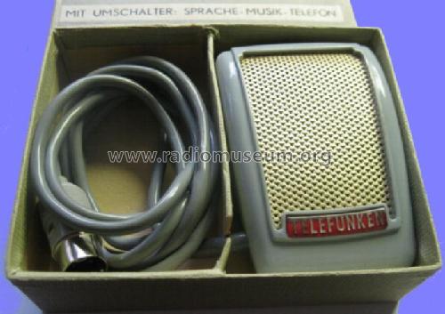 Dynamisches Richtmikrofon D11B; Telefunken (ID = 937201) Microphone/PU