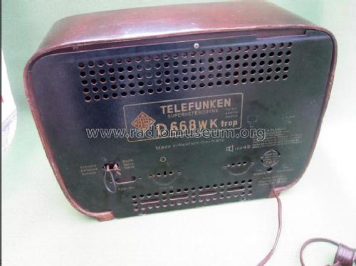 D668WK trop; Telefunken (ID = 2244355) Radio