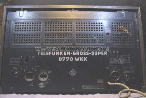 D770WKK; Telefunken (ID = 11799) Radio