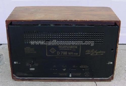 D798WK trop HiFi; Telefunken (ID = 450748) Radio