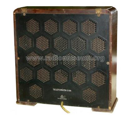 D81; Telefunken (ID = 169638) Speaker-P