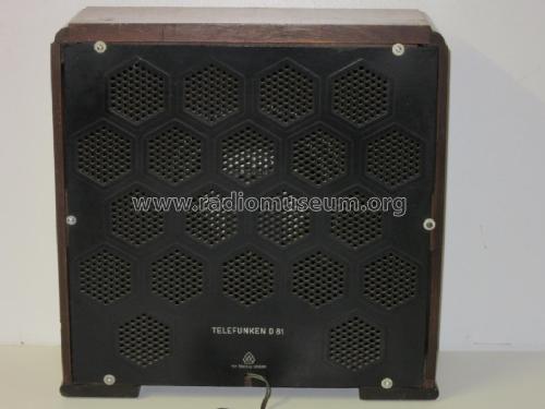 D81; Telefunken (ID = 1919654) Lautspr.-K