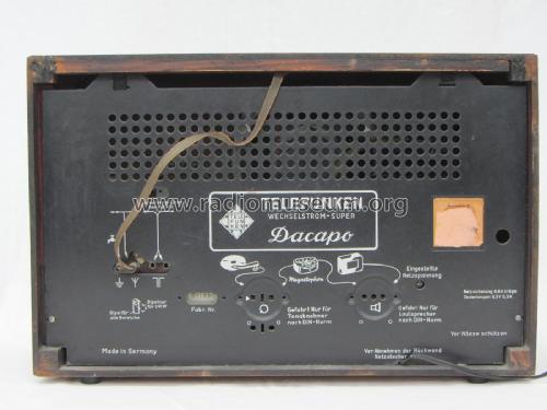 Dacapo 1952; Telefunken (ID = 2275858) Radio