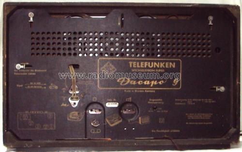 Dacapo 9; Telefunken (ID = 1590975) Radio