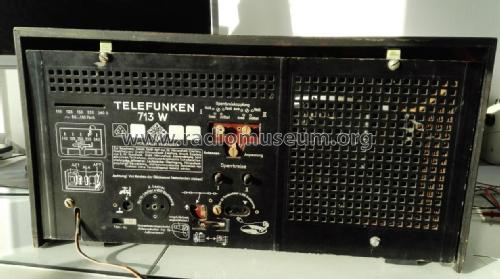 Der kleine Telefunken 713W ; Telefunken (ID = 2484814) Radio