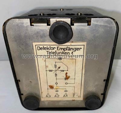 Detektor-Empfänger Telefunken 1; Telefunken (ID = 2921992) Galène