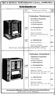 Deutschland 656WLK ; Telefunken (ID = 1581798) Radio