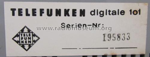 digitale 101; Telefunken (ID = 1559964) Radio