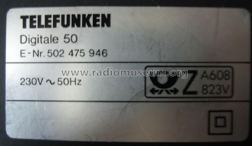 Digitale 50; Telefunken (ID = 611797) Radio