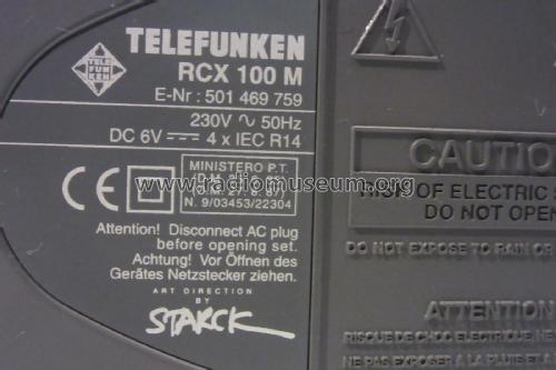 Don Q RCX 100M; Telefunken (ID = 2014916) Radio