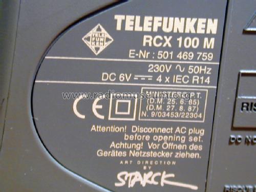 Don Q RCX 100M; Telefunken (ID = 837791) Radio