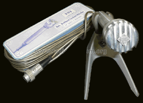 Dynamisches Breitband Richtmikrofon D19B; Telefunken (ID = 1725019) Microphone/PU