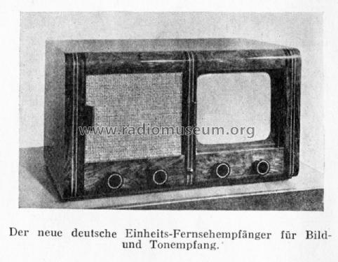 Einheits-Fernsehempfänger E1 FE VII ; Telefunken (ID = 2715493) Television