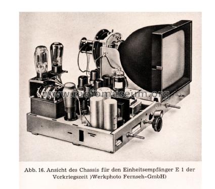 Einheits-Fernsehempfänger E1 FE VII ; Telefunken (ID = 2717316) Television