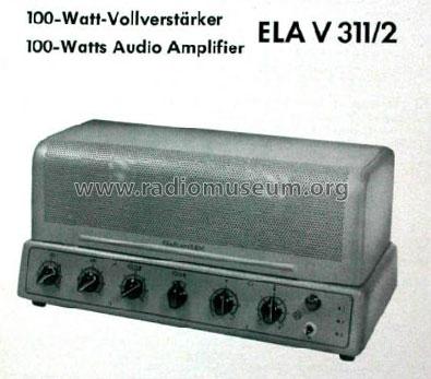 Ela V311/2; Telefunken (ID = 57561) Ampl/Mixer