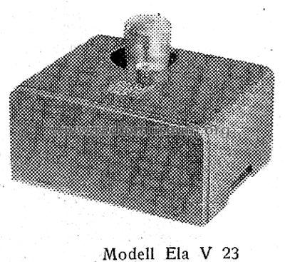 Ela V 23; Telefunken (ID = 1509159) Ampl/Mixer